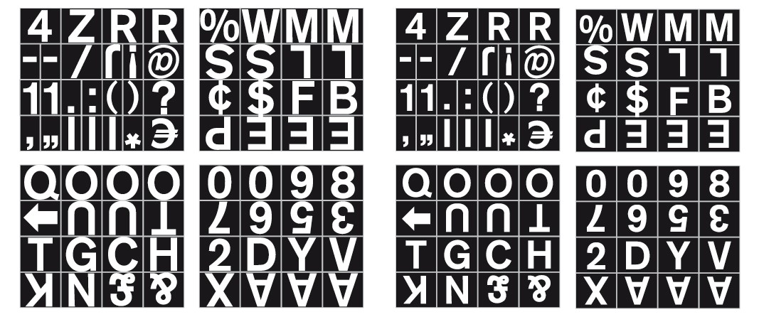 Bi-Office Magnetic Changeable Characters Numbers 23mm Pack of 144 - Image 3