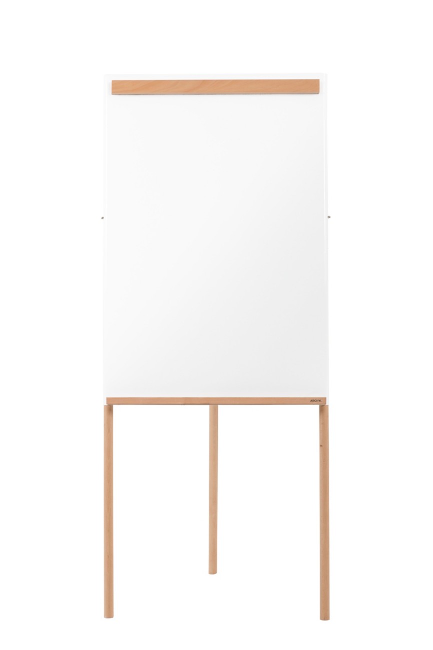Archyi. Giro Flipchart Easel Freestanding 70 (W) X 185 (H) Cm White