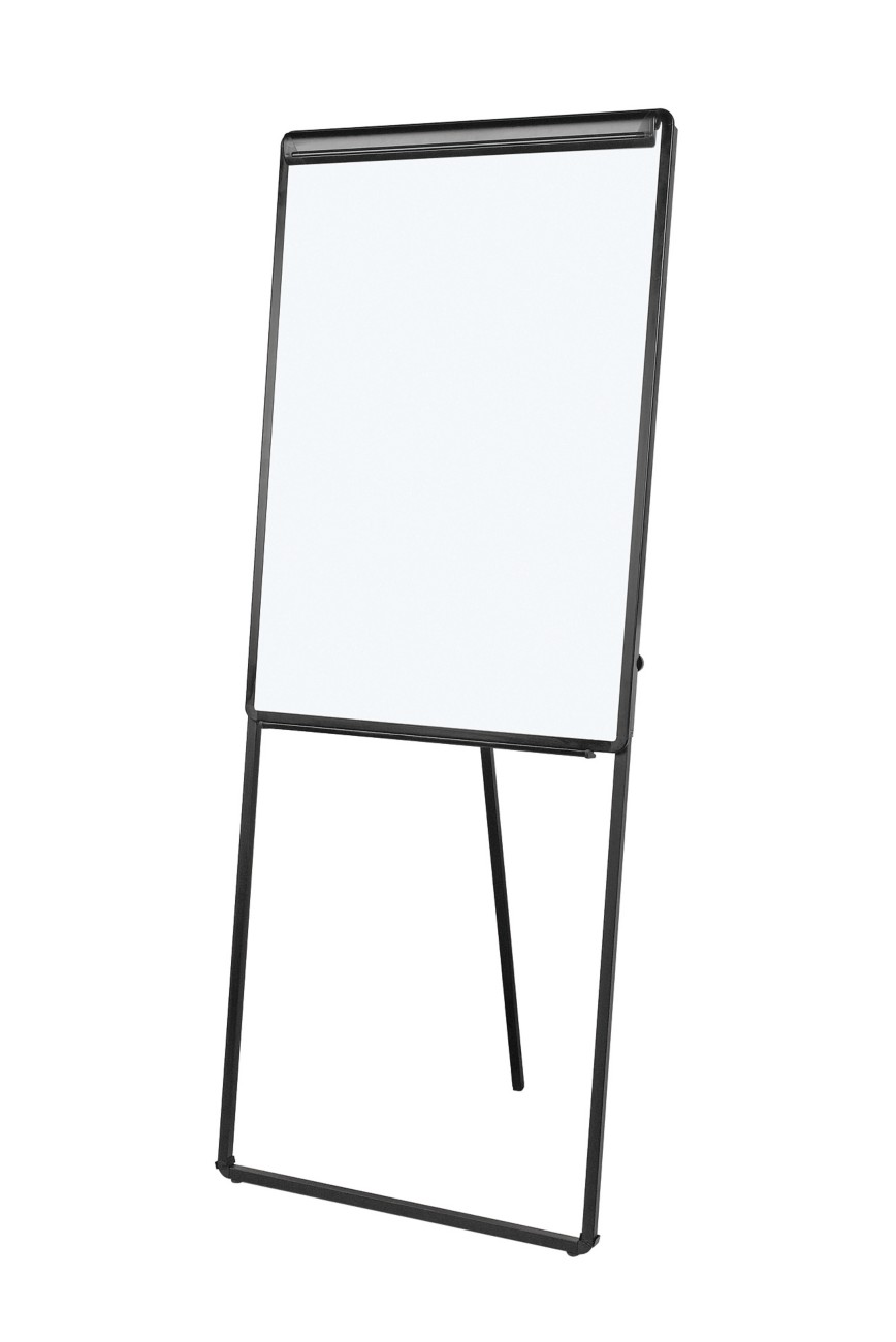 Bi-Office Classic Flipchart Easel Freestanding 70 (W) X 100 (H) Cm Black