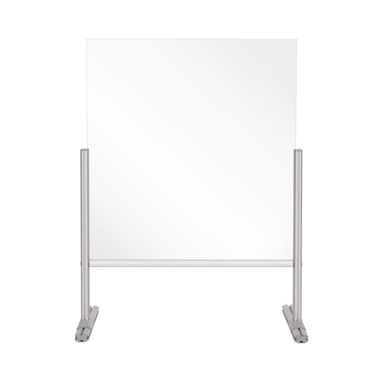 Bi-Office Protective Screen Freestanding Acrylic 650 (W) X 850 (H) Mm Transparent