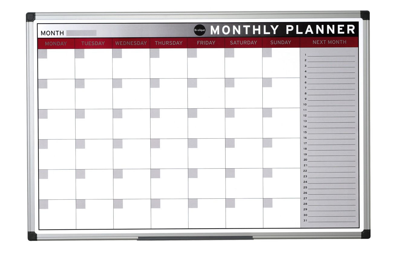 Bi-Office Maya Magnetic Month Planner 90x60cm GA0336170 BQ07610 - Image 3