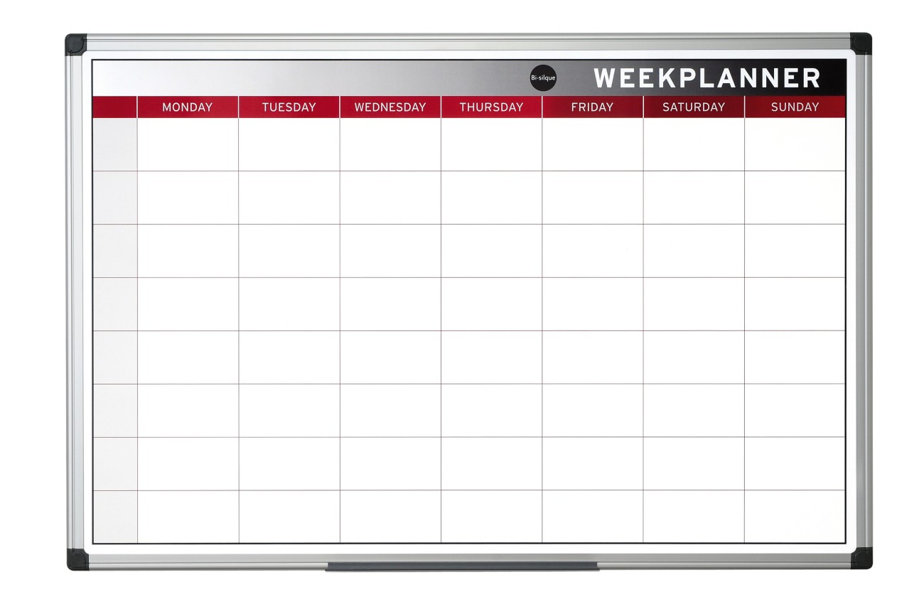 Bi-Office Planner Magnetic 60 (W) X 45 (H) Cm Multicolour