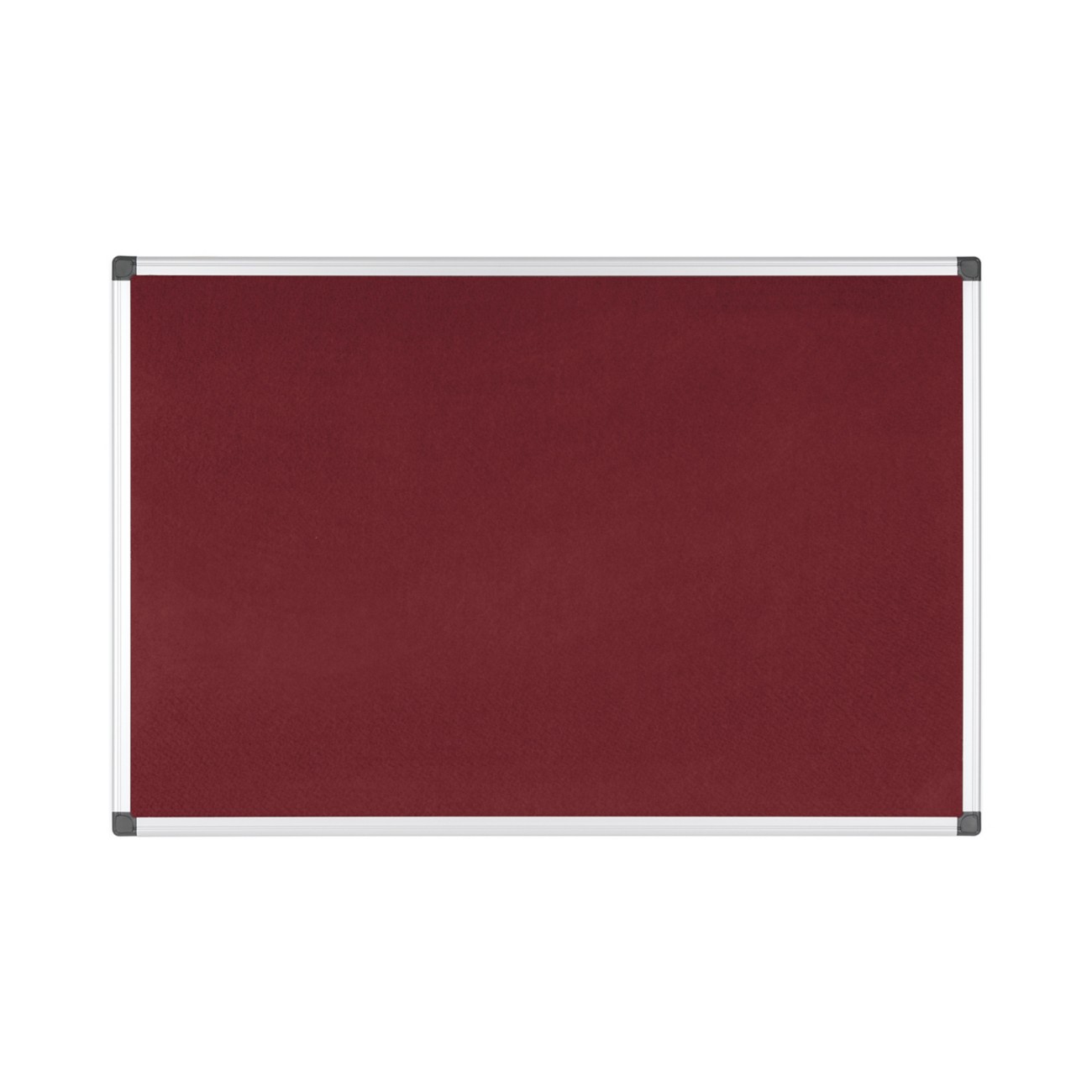 Bi-Office Maya Burgundy Felt Ntcbrd Alu Frame 120X120cm - Image 4