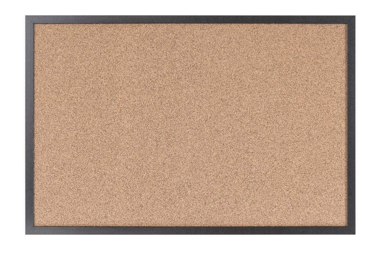 Bi-Office Essentials Noticeboard 90 (W) X 60 (H) Cm Brown