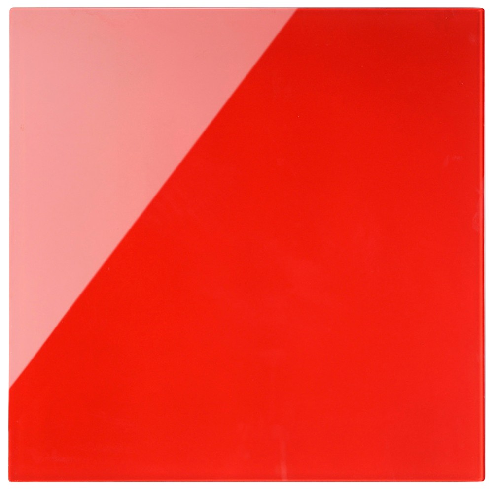 Bi-Office Glass Memo Tile Board, Red, 48 - Image 5