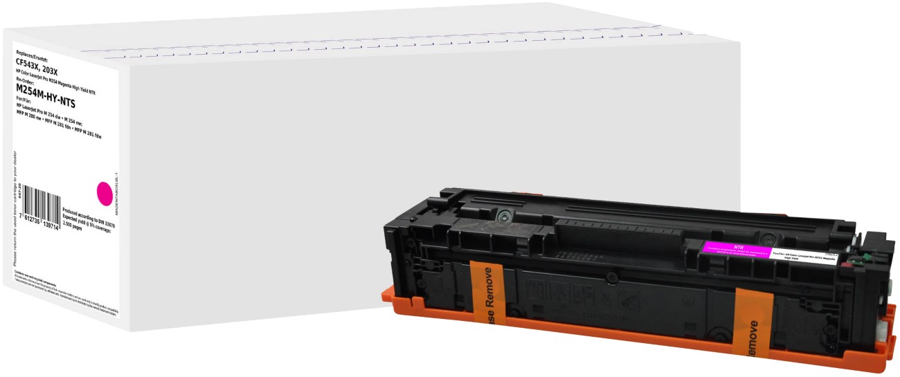 Tonerkartusche Kompatibel HP CF543X 203X Magenta