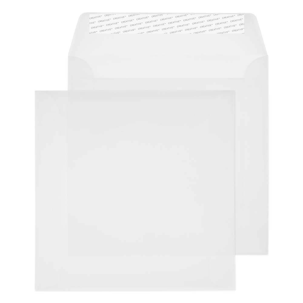 Blake Senses Translucent White Peel & Seal Wallet 160x160mm 100gsm - Image 3
