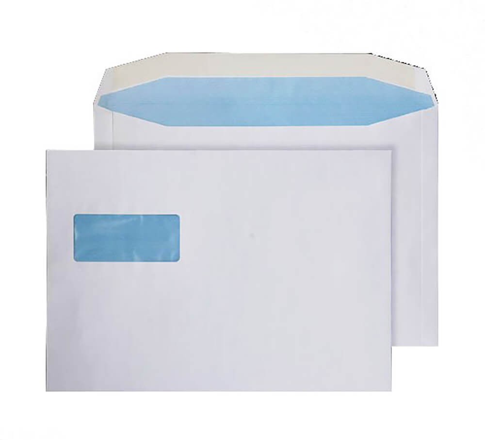 Blake Everyday Mailing Bag Window C4 324 (W) X 229 (H) Mm White 100 Gsm Pack Of 250