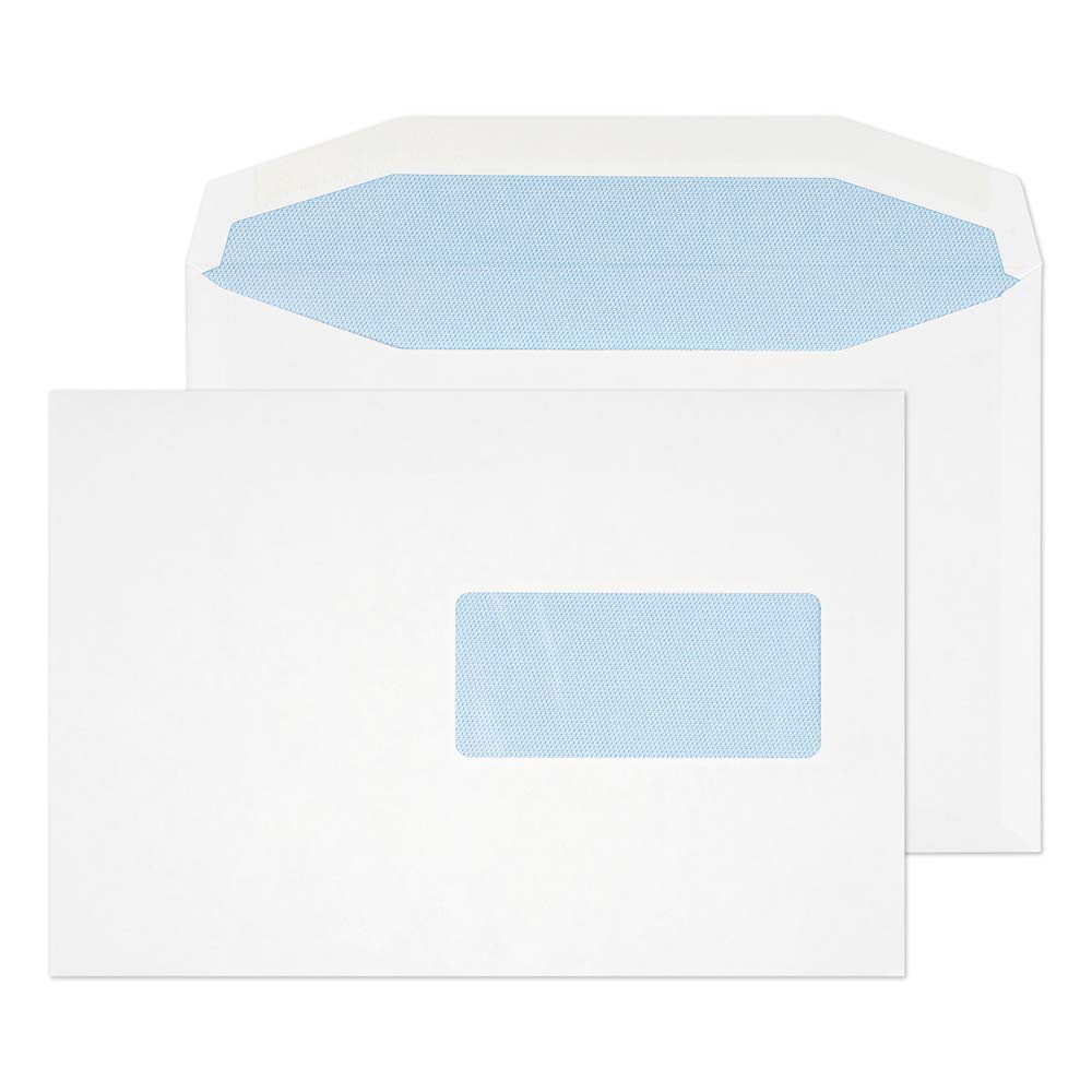 Blake Everyday White Window Gummed Mailer 162x235mm 90gsm Pack 500 - Image 3