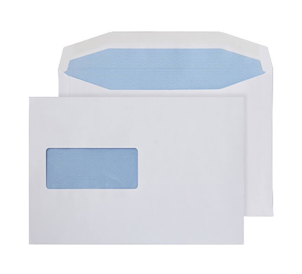Blake Everyday Mailing Bag Window C5+ 235 (W) X 162 (H) Mm White 90 Gsm Pack Of 500
