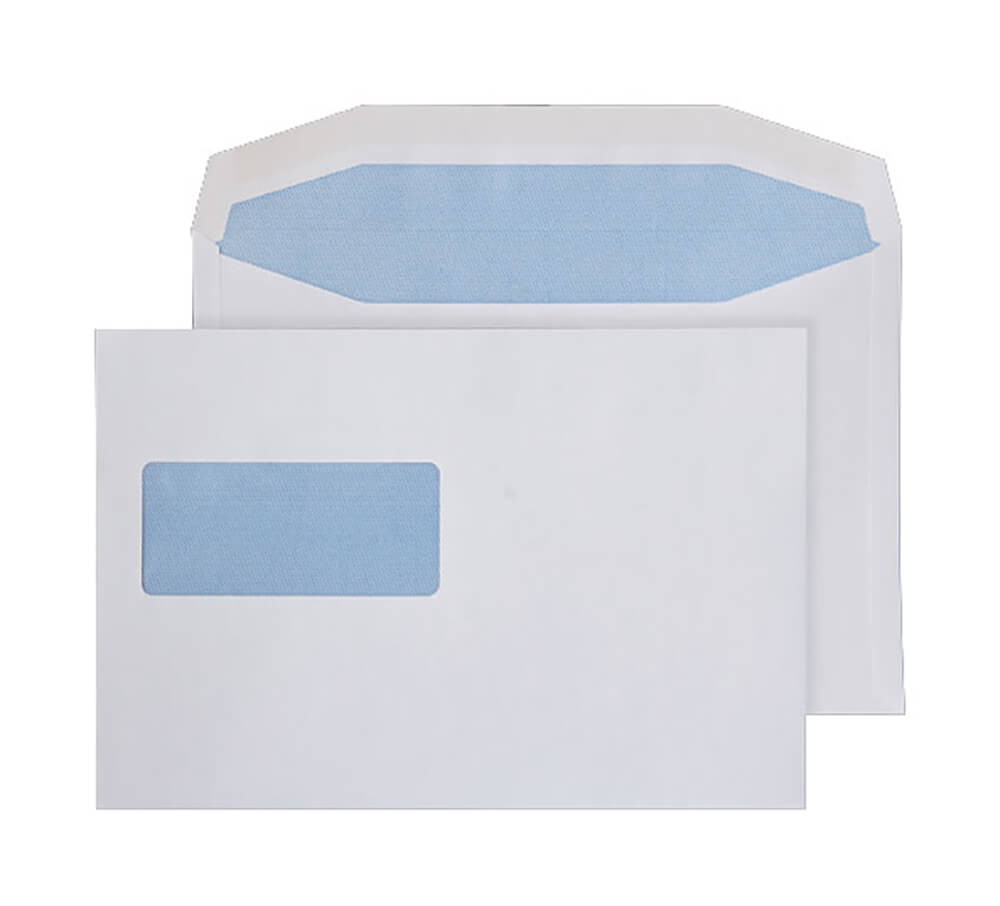 Blake Everyday Mailing Bag Window Non Standard 238 (W) X 162 (H) Mm White 90 Gsm Pack Of 500