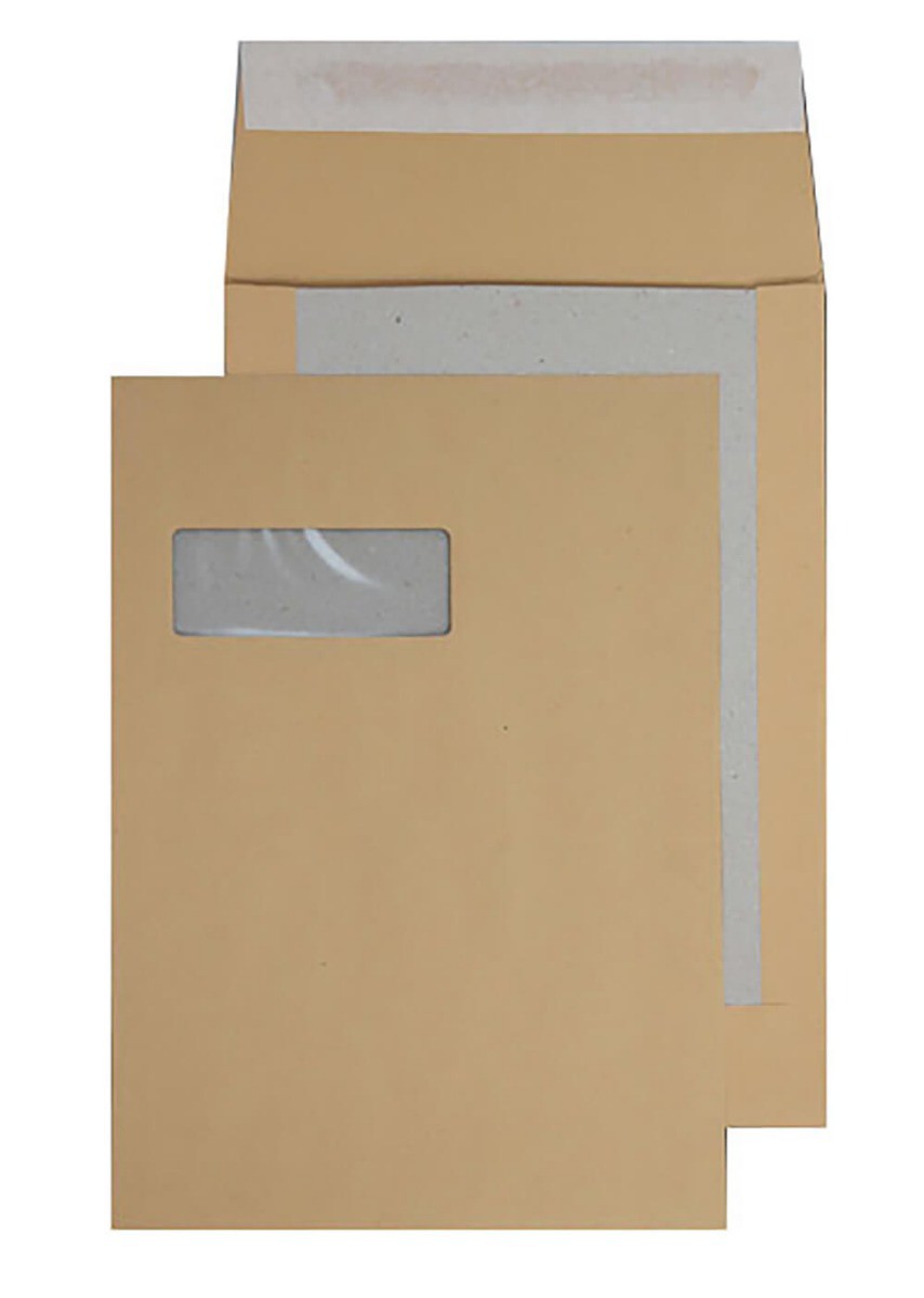 Purely Packaging Vita C4 Board Back Envelopes 229 X 324 Mm 120 Gsm Manilla Pack Of 125