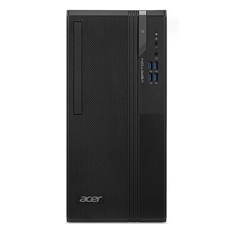 Acer Tower Veriton 2740G Intel Core i5-10400 Hexa-Core 8 GB RAM 256 GB SSD Windows 10 Professional Intel UHD-Grafik 630 Schwarz