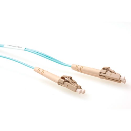 ACT 1 M LSZH Multimode 50/125 OM3 Fiber Patchkabel Duplex mit LC-Anschlüssen