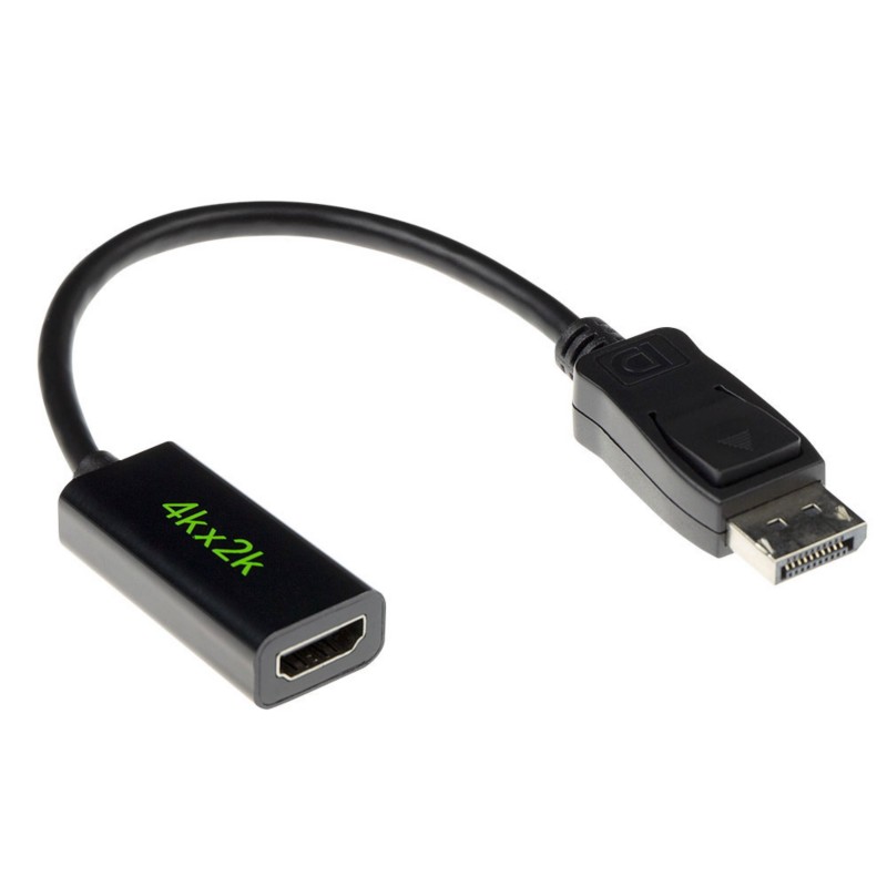 Image of 15 cm ACT Konvertierungskabel DisplayPort Stecker zu HDMI A Buchse AK3994