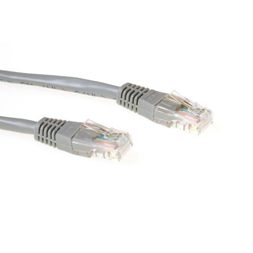 ACT CAT5E-Patchkabel RJ45 (8P8C) Male 0.5 m Grau