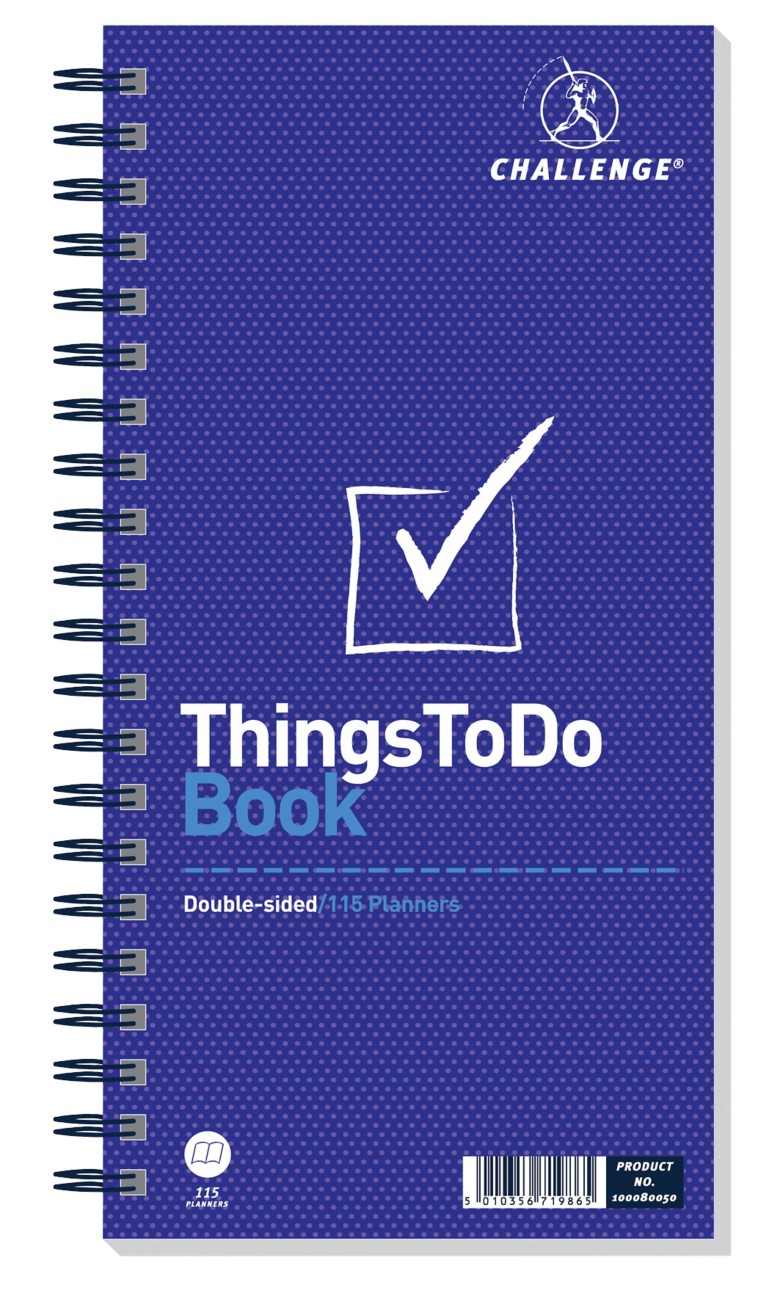 Wirebound Things To Do Today Book 280x141mm - Image 7