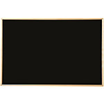 Bi-Office Wall Mounted Chalkboard 600 x 450mm Black with Pine Wood Frame