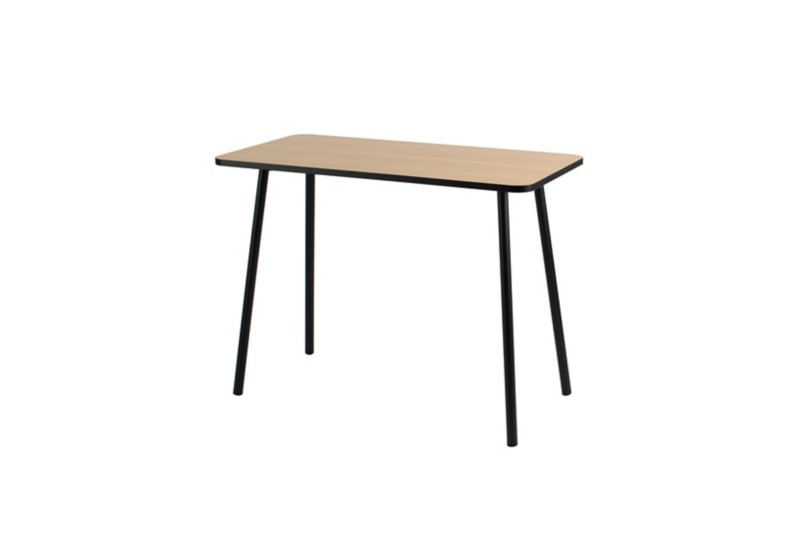 Paperflow Homeoffice-Schreibtisch Rechteckig Buche 4 Metallfüße 1.140 (B) x 600 (T) x 750 (H) mm Melamin