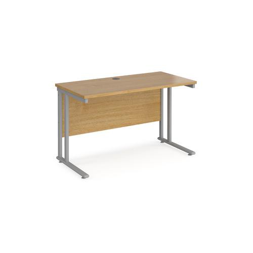 Dams International Maestro 25 Straight Desk Rectangular Oak Cantilever 1,200 (W) X 600 (D) X 725 (H) Mm Wood