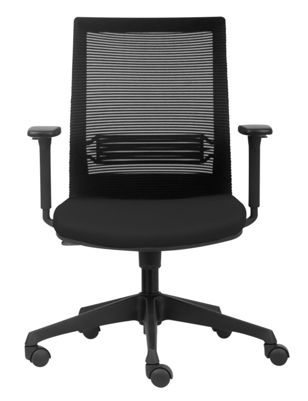 euroseats Bürostuhl Wippmechanik Stoff Höhenverstellbare Armlehne Höhenverstellbarer Sitz Schwarz 80 kg Evora 660 x 690 ...
