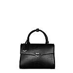 SOCHA Tiny Tip Croco Business Bag Nivodur 10.5  Black 30.5 x 10 x 22 cm
