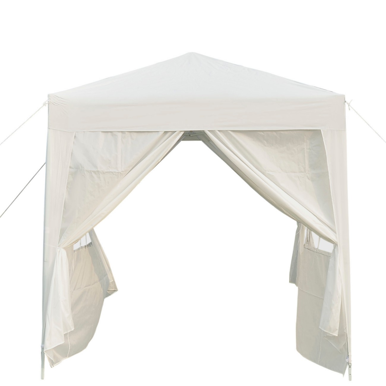 Outsunny Blue/White 2Mx2m Pop Up Gazebo Party Tent Canopy Marquee With Storage Bag - Image 4