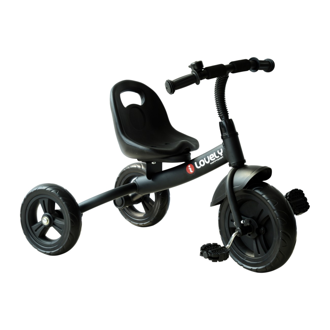 Homcom Kids Tricycle 370-024Bk 1.5+ Years