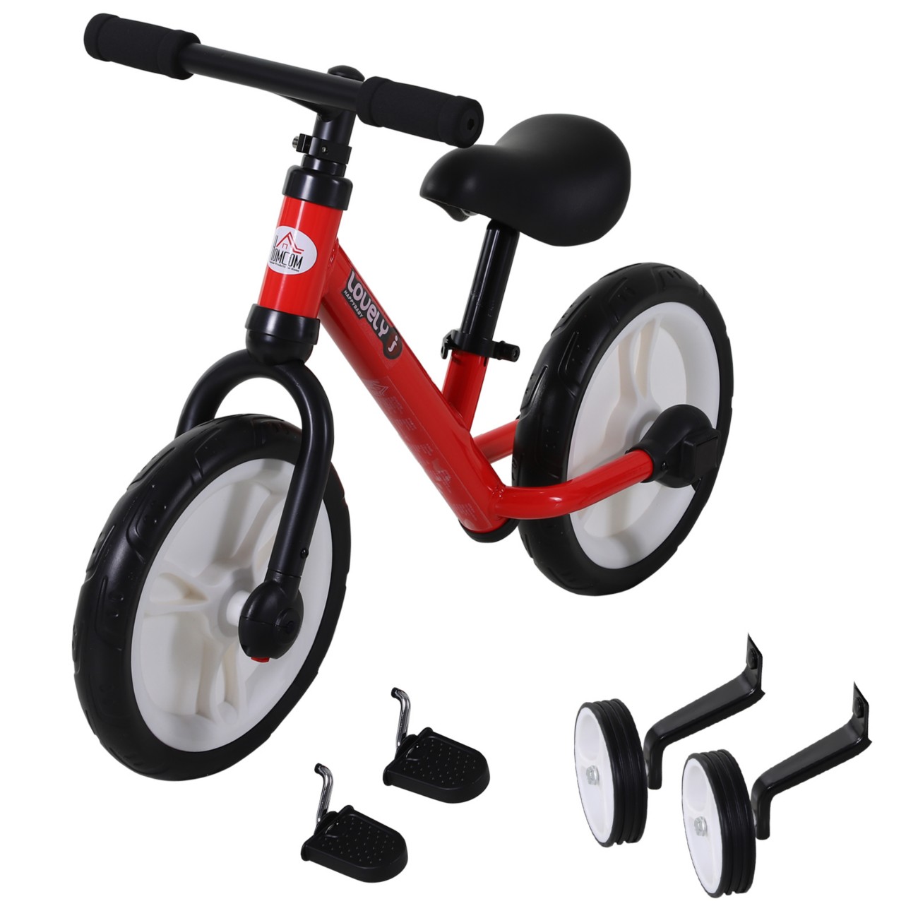 Homcom Balance Bike 370-091Rd 2-5 Years