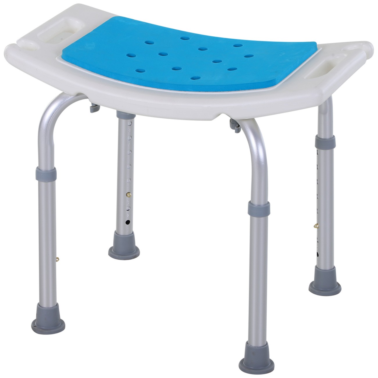 Homcom Blue Bath Chair 713-052 Aluminium