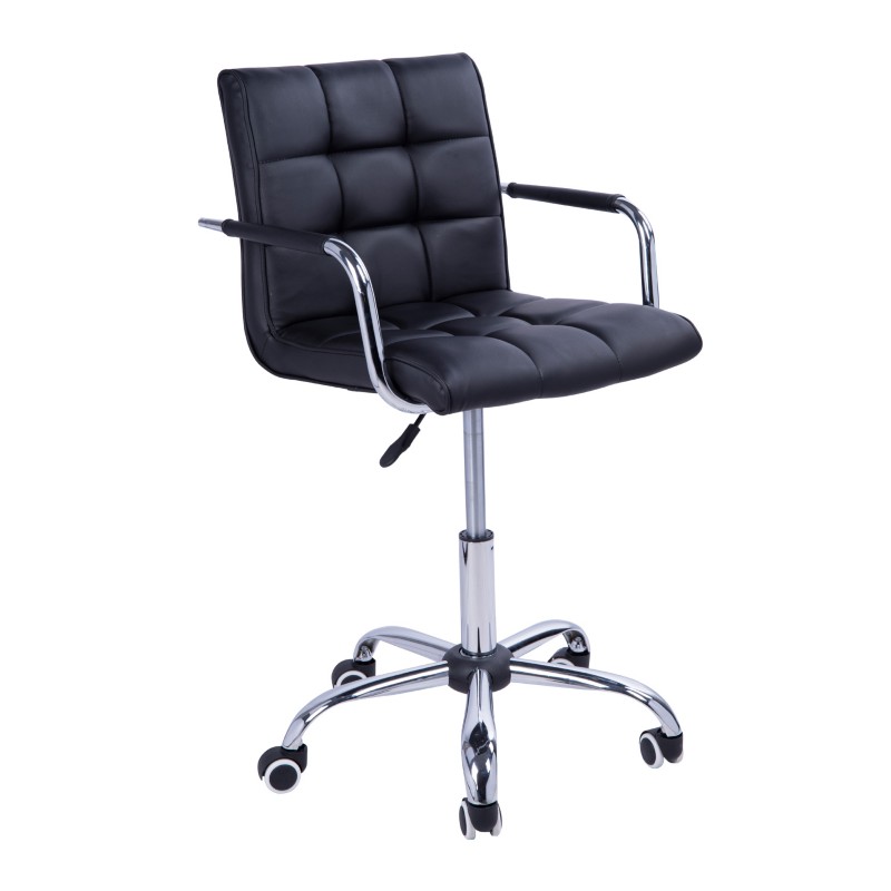 HOMCOM Office Chair Black Aluminum 02-0697