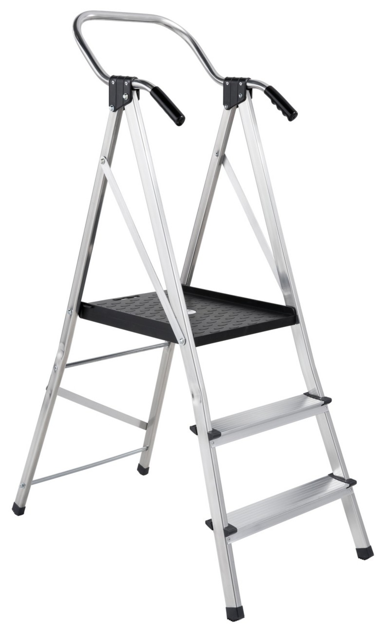 Folding Platform Step Stool With Extra Large Platform - Image 3