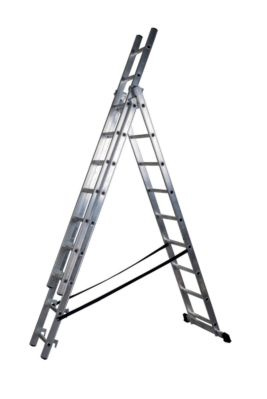 Slingsby 9 Steps Ladder 2400 Mm Aluminium 150 Kg