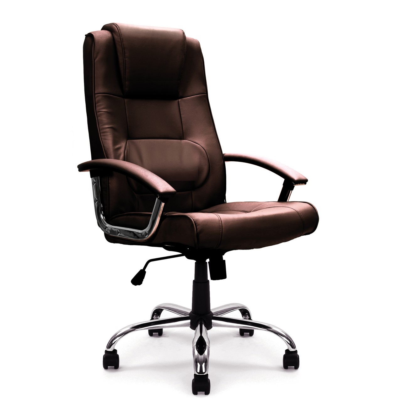 Nautilus Manager Chair Basic Tilt Fixed Armrest Brown 110 Kg
