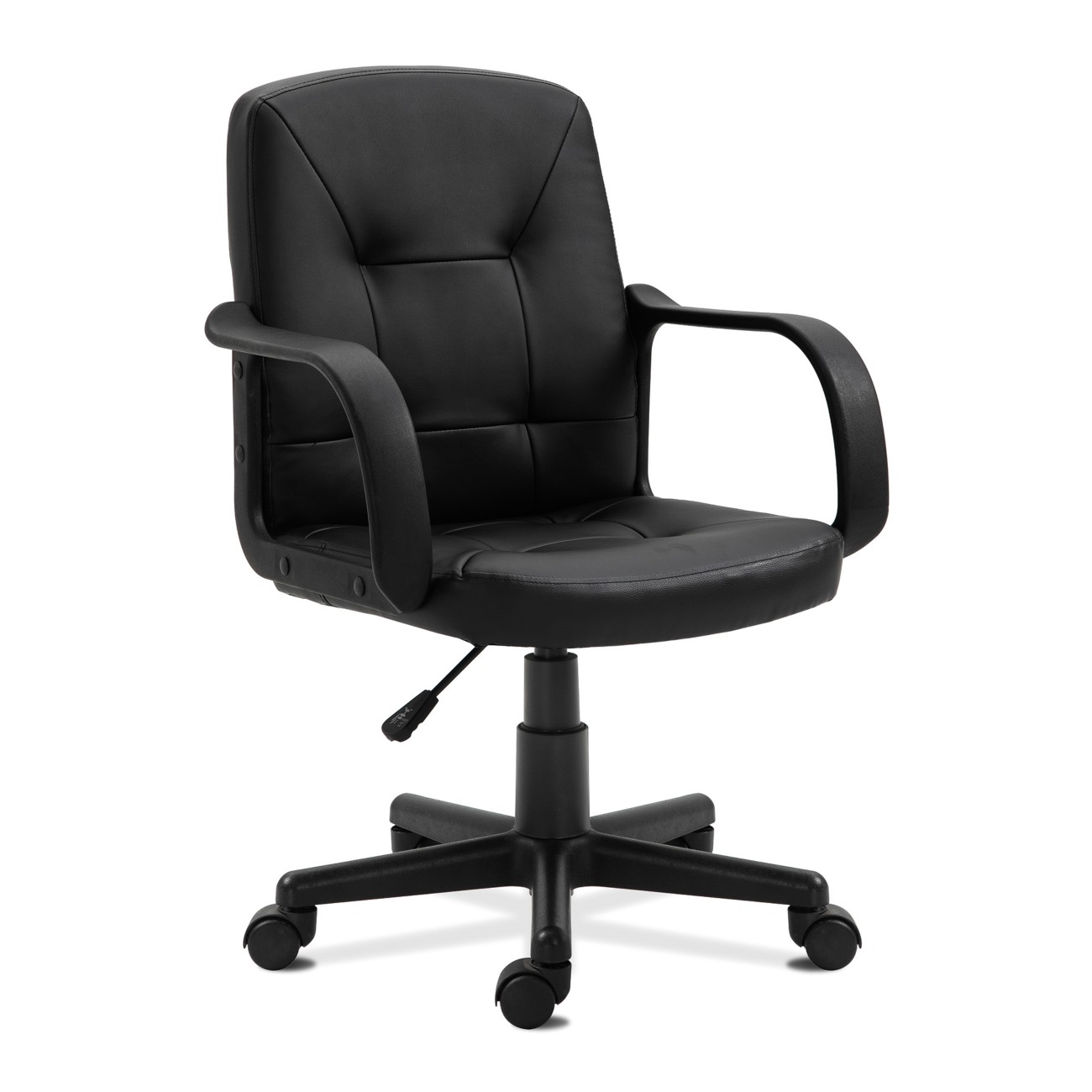Nautilus Manager Chair Permanent Contact Fixed Armrest Black 110 Kg