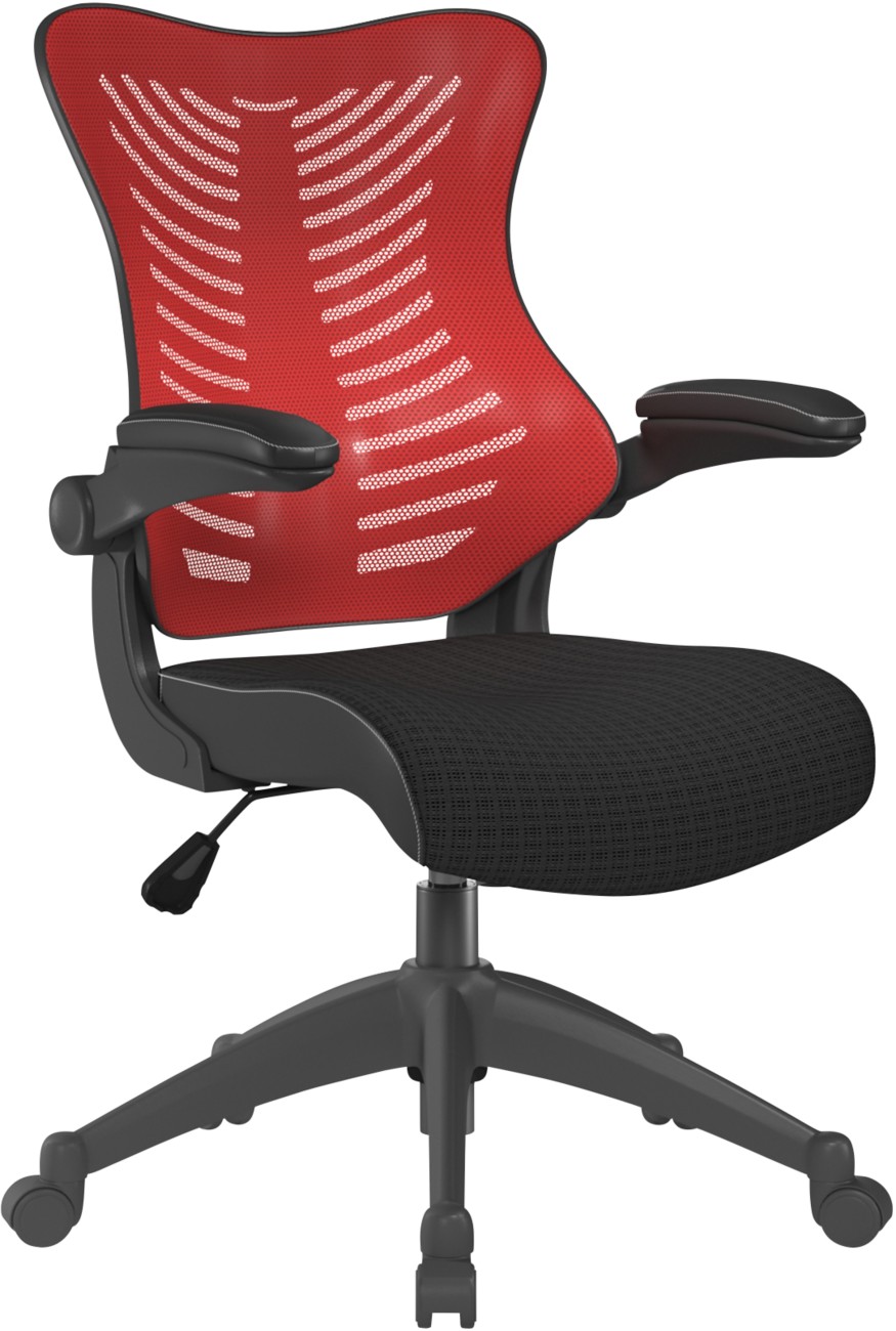 Nautilus Operator Chair Basic Tilt Mesh Red 110 Kg Bcm/L1304/Rd