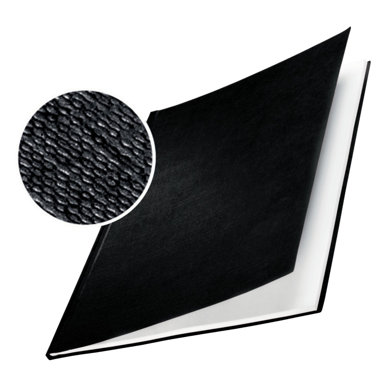 Leitz Binding Cover A4 17.5 Mm Black Pack Of 10