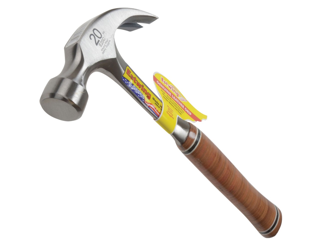 Estwing E20c E20c Curved Claw Hammer - Leather Grip 560G (20Oz) - Image 14