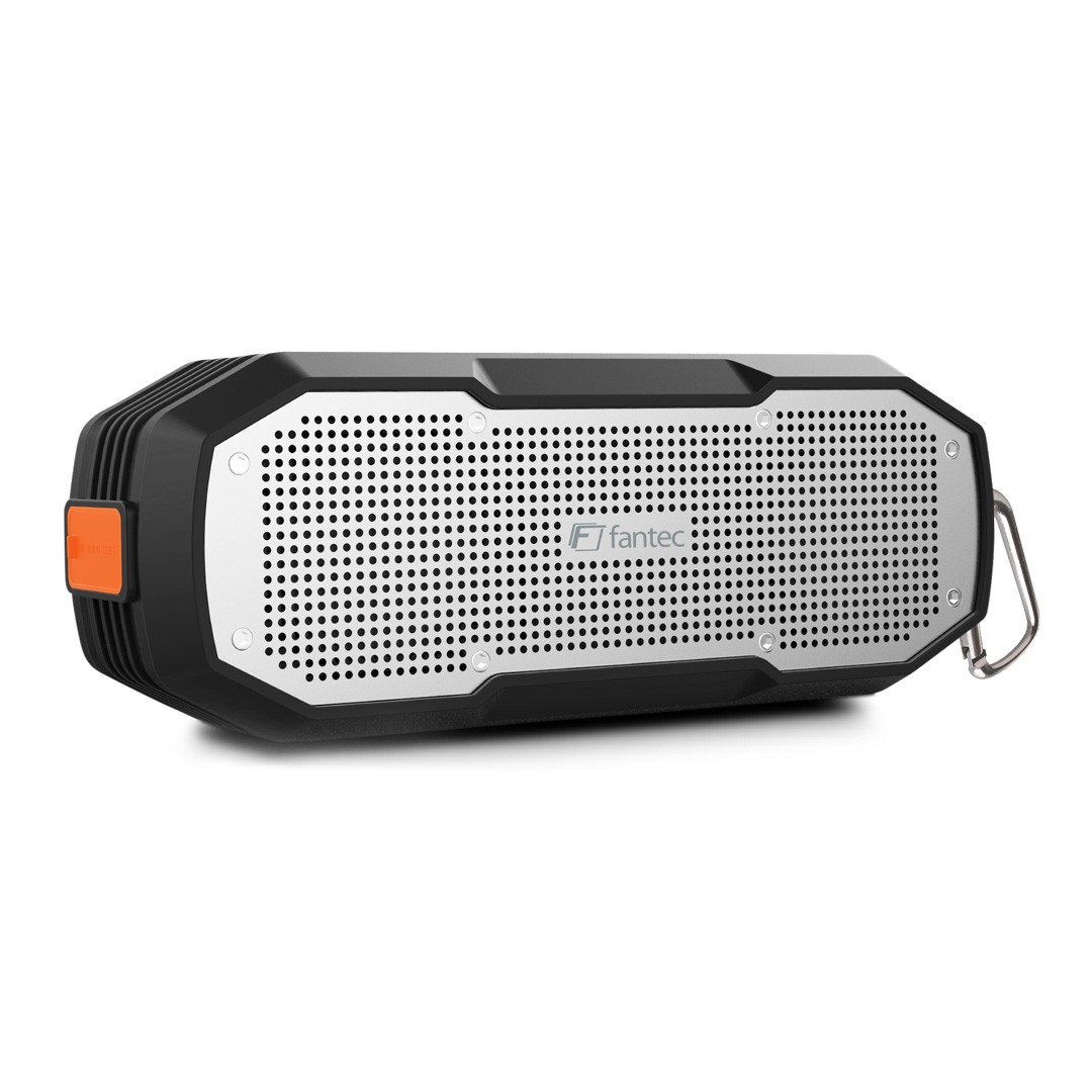 Fantec Novi T30 Drahtloser & Bluetooth-Lautsprecher Silber IP67