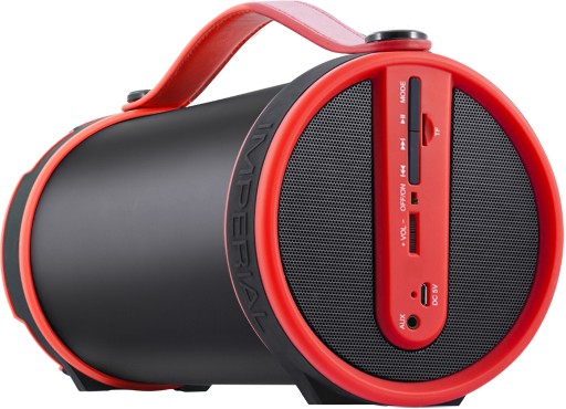 Imperial BEATSMAN 11 Drahtloser & Bluetooth-Lautsprecher Schwarz, Rot