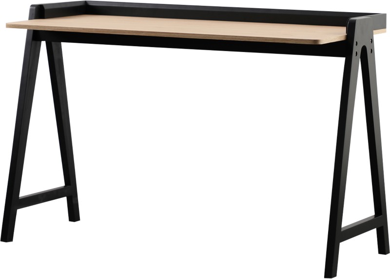 Schaffenburg Schreibtisch Domestico Eiche, Schwarz 120 x 60 cm