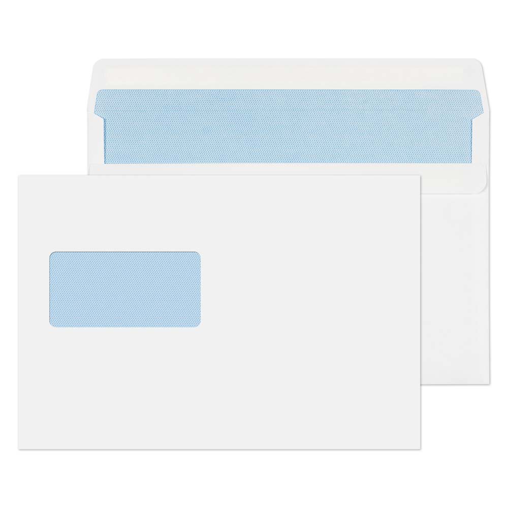 Blake Everyday White Window Self Seal Wallet 162x238mm 90gsm Pack 500 - Image 3