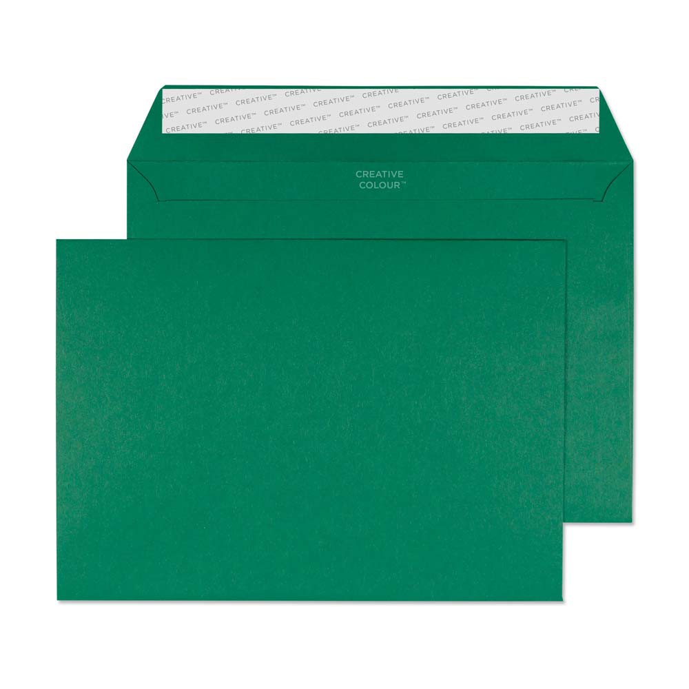 Blake Creative Colour - Coloured Dark Green C5 Envelopes (162 x 229 mm) - Pack of 500 - FSC Certified - 120GSM - Peel and Seal Green Envelope - Invitation Envelopes/Card Making Supplies (321) - Image 3