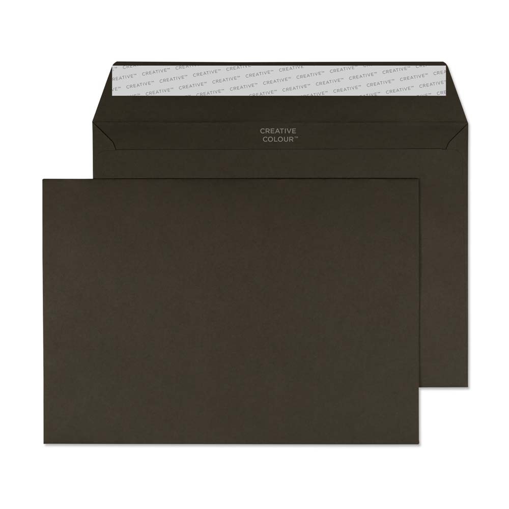Creative Coloured Envelopes C5 229 (W) X 162 (H) Mm Adhesive Strip Brown 120 Gsm Pack Of 500