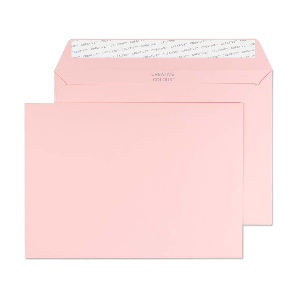 Creative Peel & Seal C5 Coloured Envelopes Pink 229 (W) X 162 (H) Mm Plain 120 Gsm Pack Of 500 - Image 3