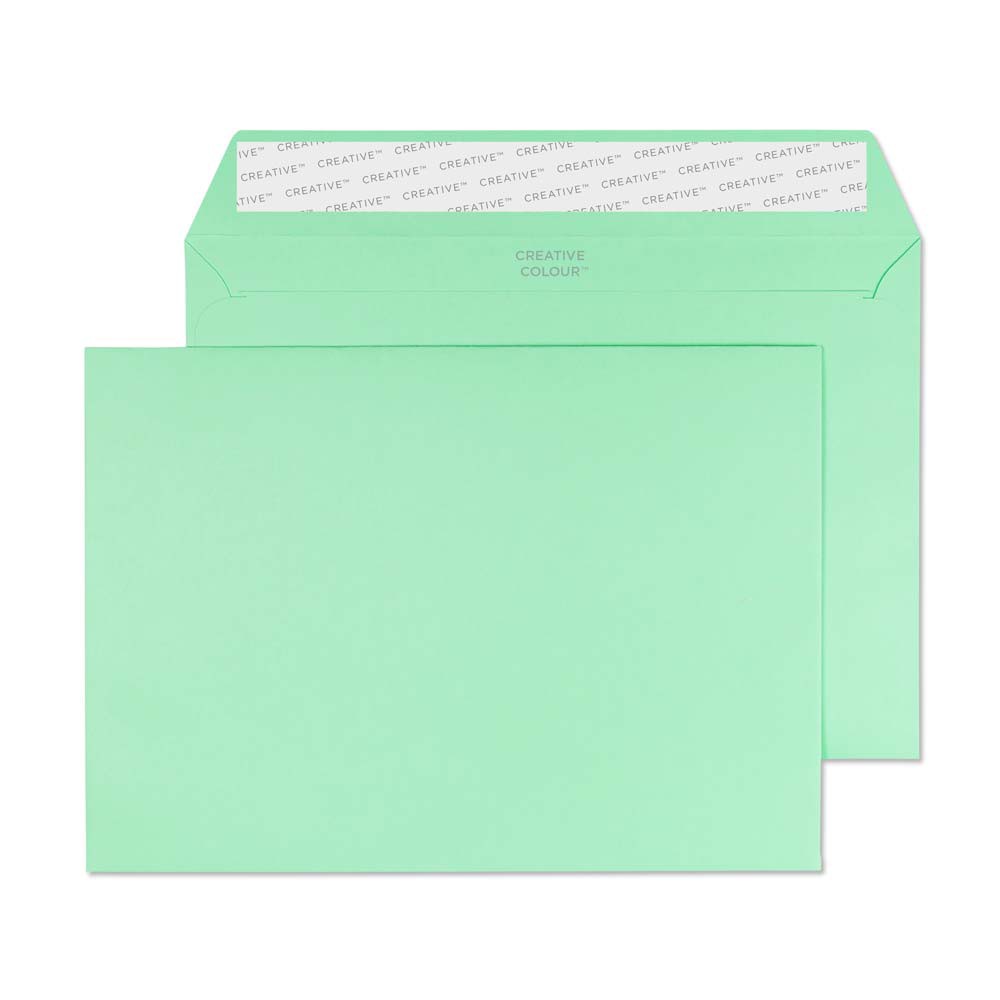 Blake Creative Colour - Coloured Mint C5 Envelopes (162 x 229 mm) - Pack of 500 - FSC Certified - 120GSM - Peel and Seal Green Envelope - Invitation Envelopes/Card Making Supplies (317) - Image 3