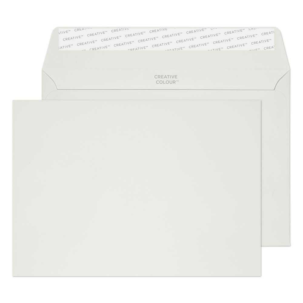 Creative Coloured Envelopes C5 229 (W) X 162 (H) Mm Adhesive Strip Grey 120 Gsm Pack Of 500