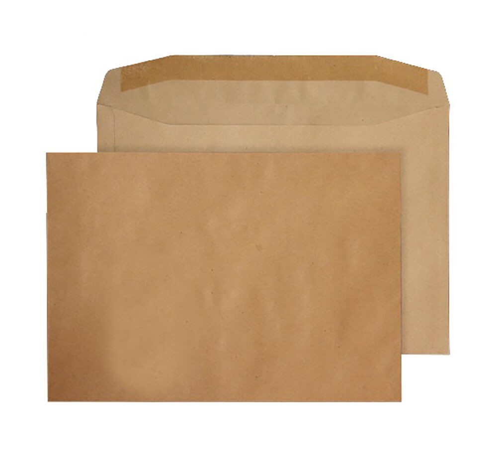 Blake Purely Mailing Bag C4 Gummed 229 X 324 Mm Plain 100 Gsm Manilla Pack Of 250