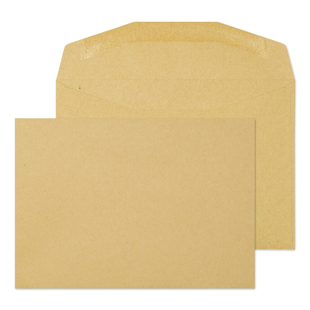 Blake Purely Everyday Mailing Bag C6 Gummed 114 X 162 Mm Plain 80 Gsm Manilla Pack Of 1000