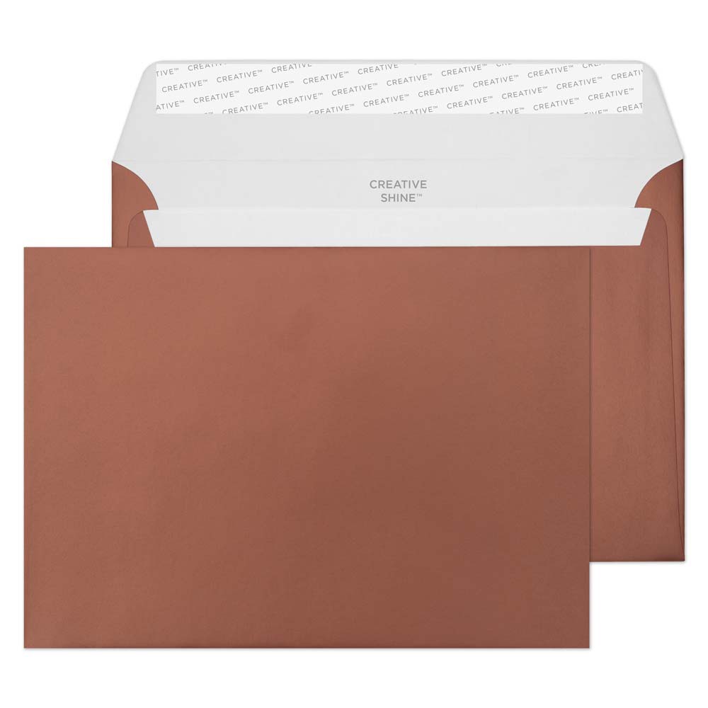 Creative Shine C5 Coloured Envelopes Orange 229 (W) X 162 (H) Mm Plain 130 Gsm Pack Of 500
